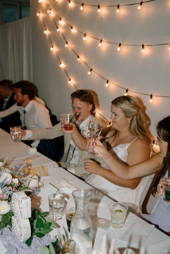 wedding reception at the St. Norbert Arts Center in Winnipeg