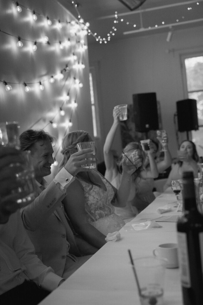 wedding reception at the St. Norbert Arts Center in Winnipeg