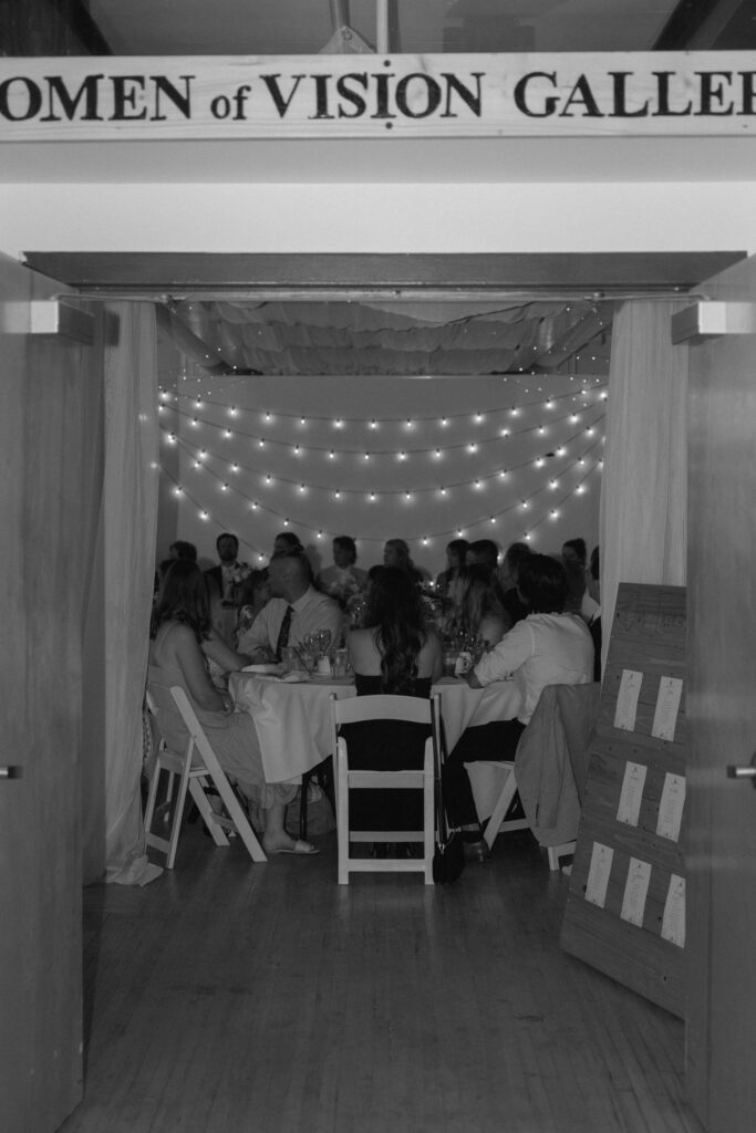 wedding dinner space in the st. norbert arts center in winnipeg
