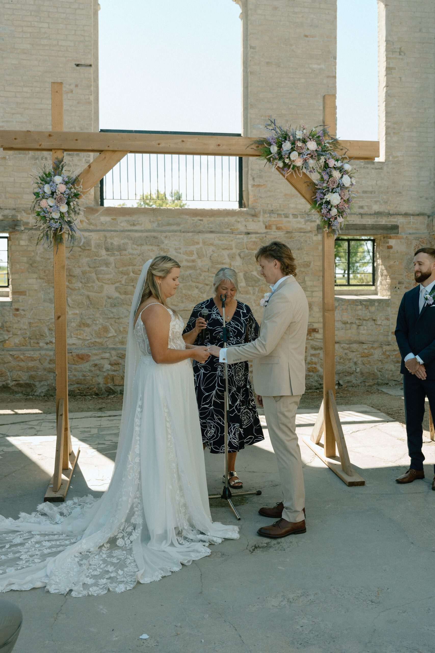 wedding ceremony at the Trappist Monastery Provincial Heritage Park