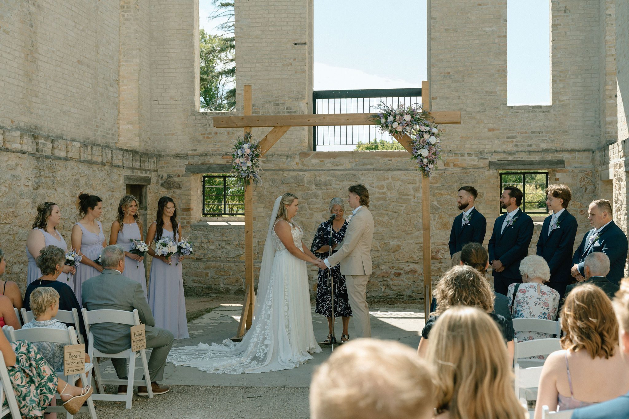 wedding ceremony at the Trappist Monastery Provincial Heritage Park