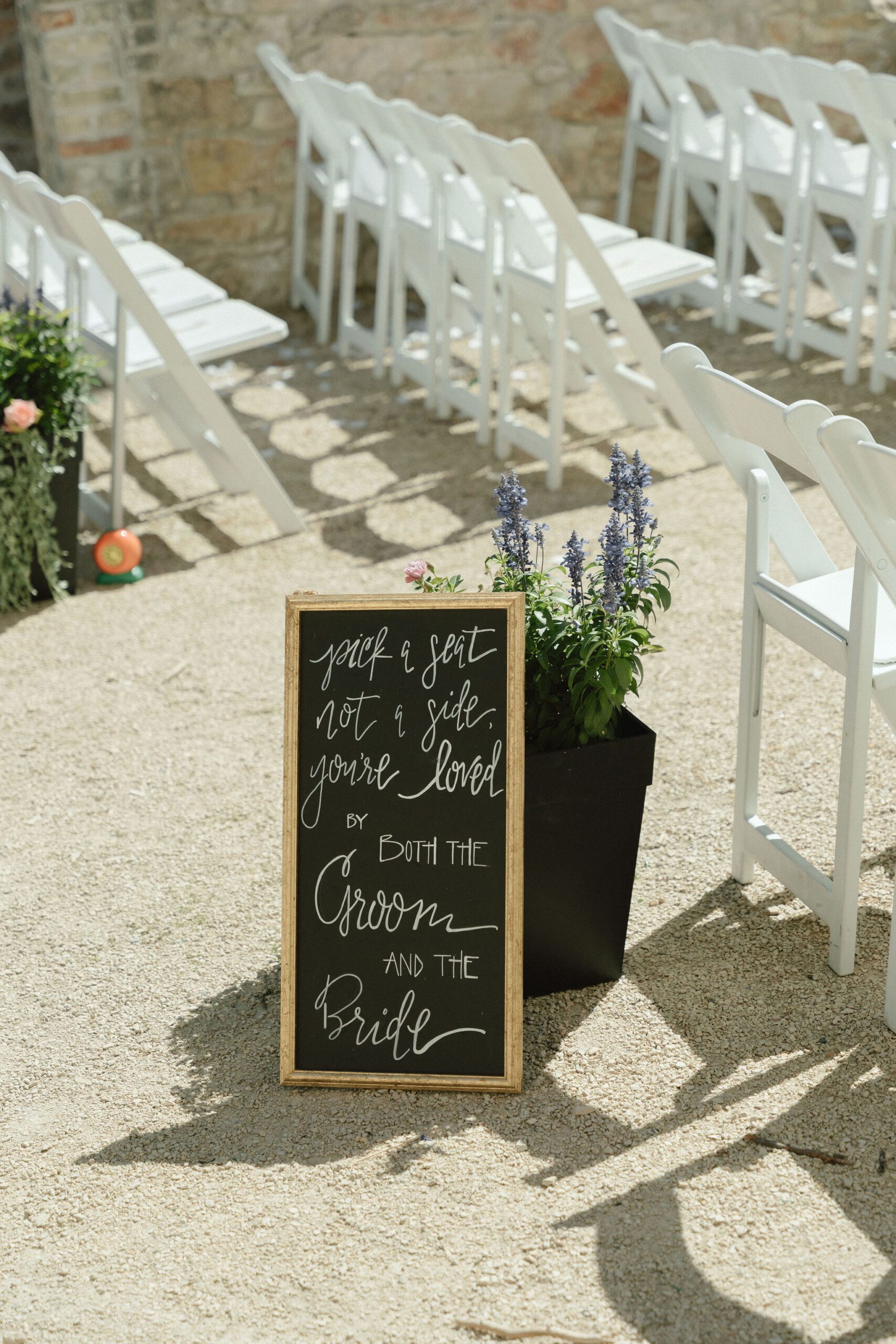 Ceremony sign at Trappist Monastery Provincial Heritage Park