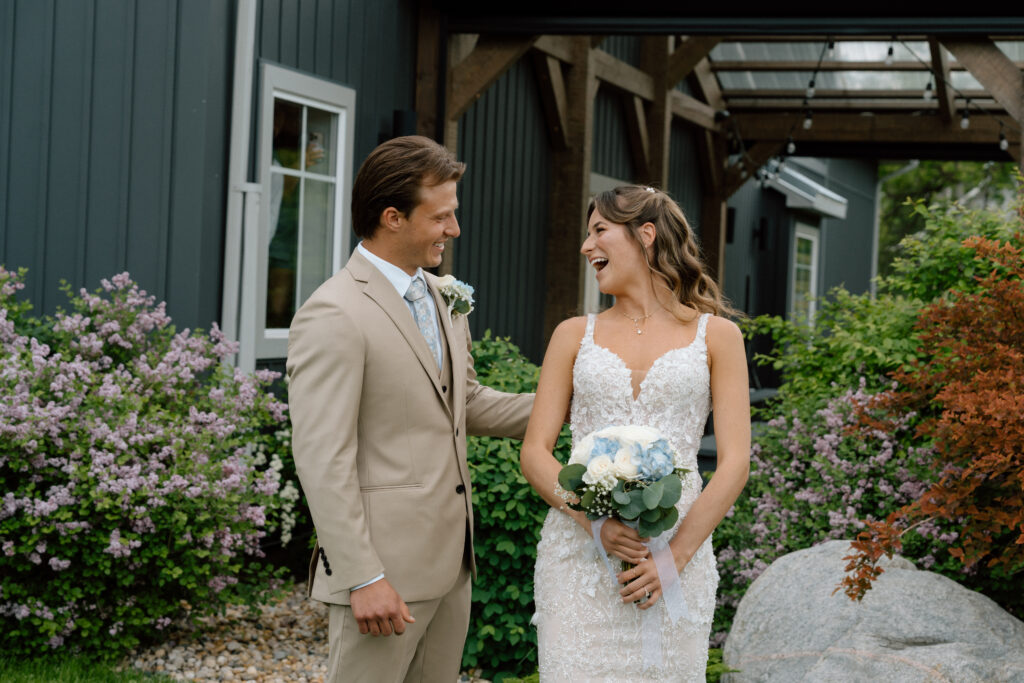 Kayla and Myles sharing their first look at Hawthorne Estates in Manitoba